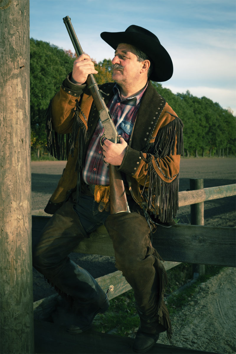 Bruno der Marshall von Bocholt. Fotograf Frank Hoffmann von Fotopublikation mit Westernshootings in N.R.W. Fototermin auf Anfrage.