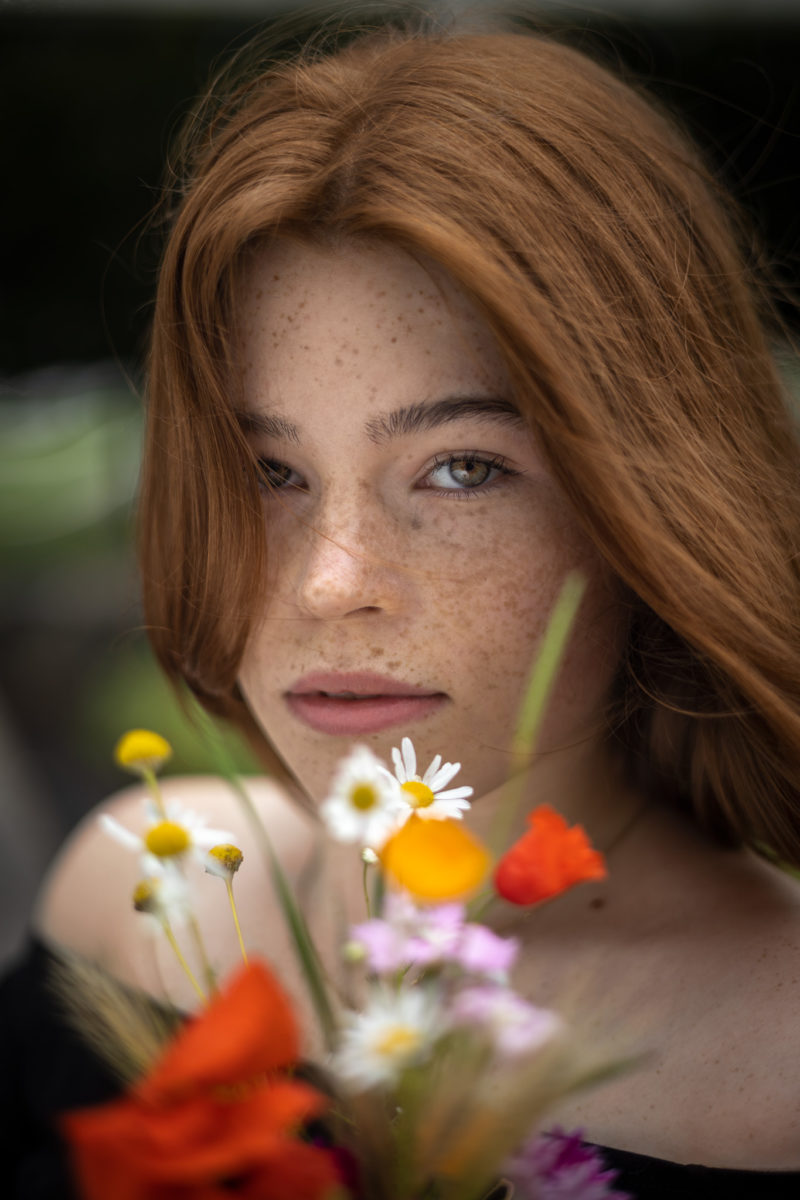 Sommersprossen Bildnis von Portrait Fotograf Duisburg