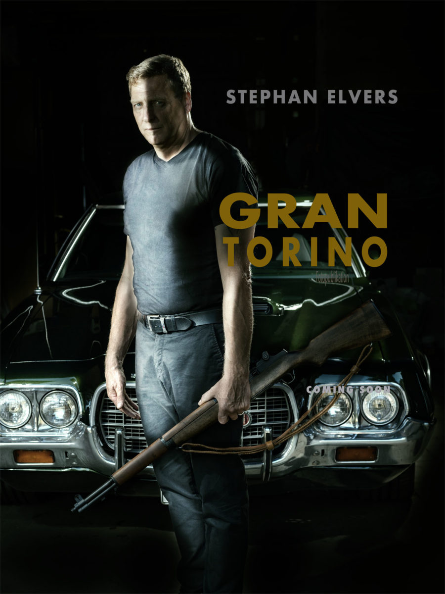 #grantorino Plakat Cover mit Stefan Elfers. Ich suche einen Joker, Cat Woman oder Liam Neeson Filmstar-Double. Melden Sie sich, wenn Sie auf ein Filmposter möchten.
